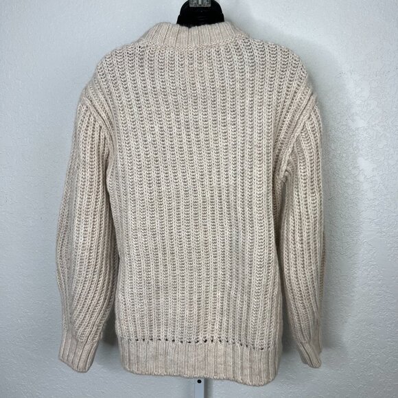 Zadig & Voltaire Marlon Awa Alpaca Blend Cream Sweater - Picture 5 of 16